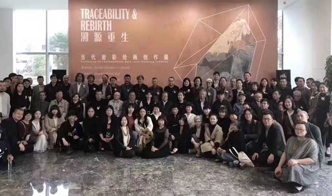 当代岩彩绘画展在上海盛大开幕